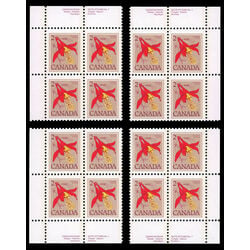 canada stamp 707 western columbine 2 1977 PB SET %231